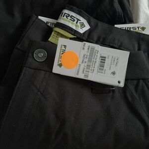 First Women's Black Straight Leg Pants